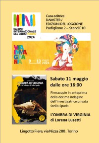 11 maggio 2024 ore 16 Salone internazionale del libro di Torino 